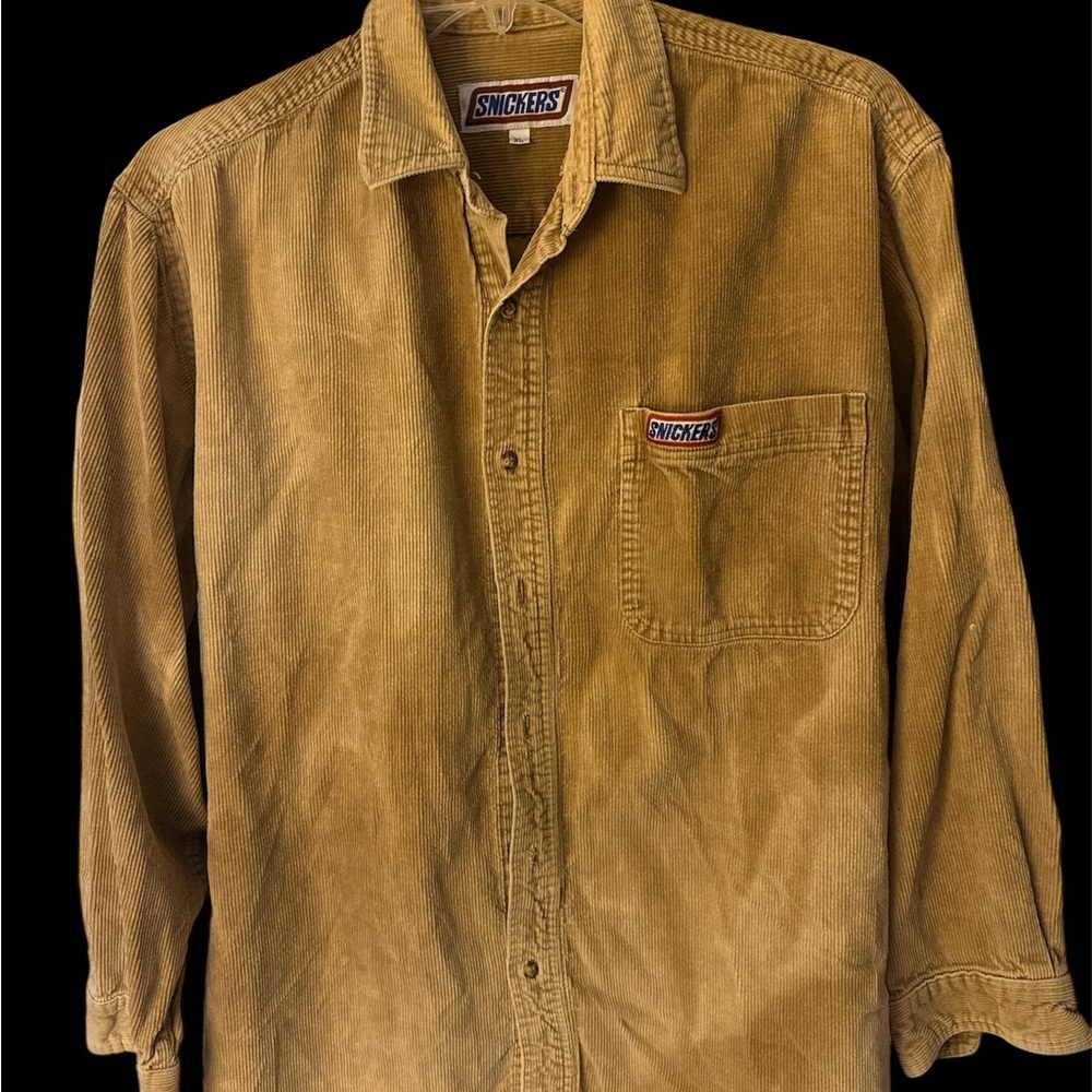 Men's Casual Corduroy Shirt - Tan